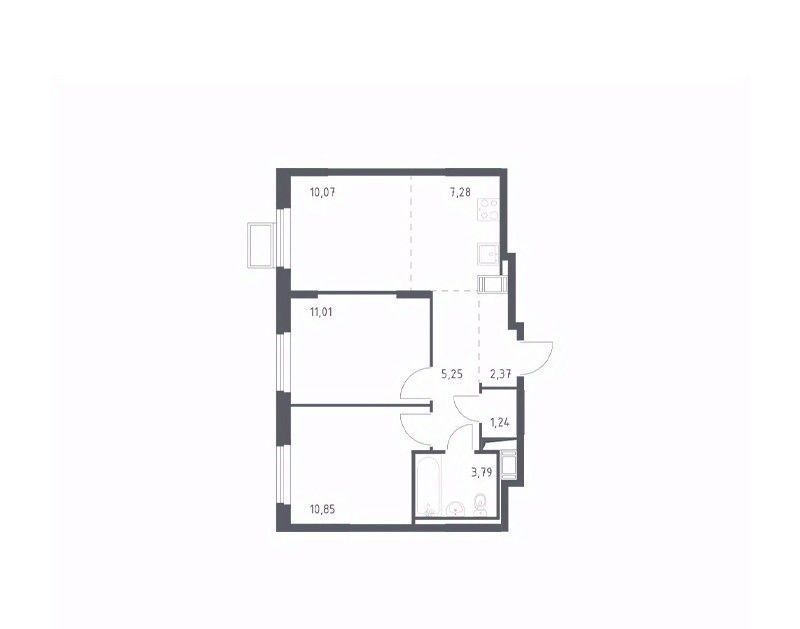 квартира г Видное ЖК Горки Парк к 4. 1, Зябликово фото 1