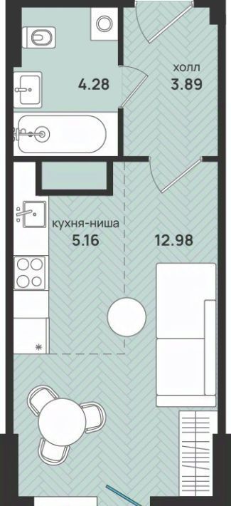 квартира г Архангельск Октябрьский ул Свободы 16 фото 1