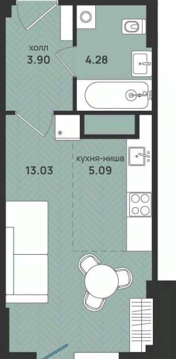 квартира г Архангельск Октябрьский ул Свободы 16 фото 1