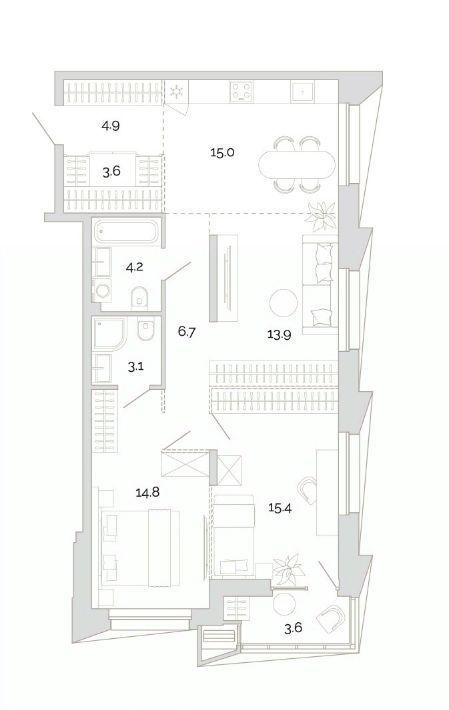 квартира г Пенза р-н Первомайский проезд Свердлова 2-й 4 фото 1