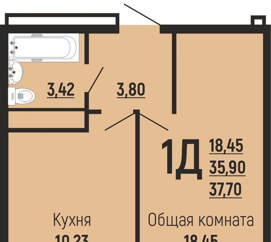 квартира р-н Прикубанский Славянский микрорайон фото