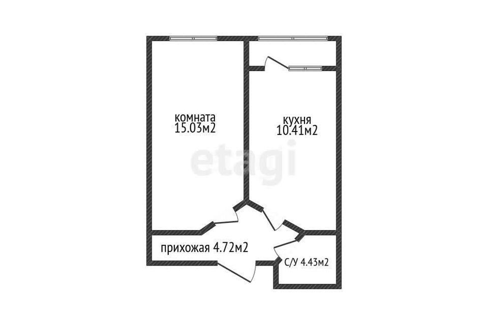 квартира г Краснодар ул им. Мусоргского М.П. 26к/2 муниципальное образование Краснодар, М. П. фото 1