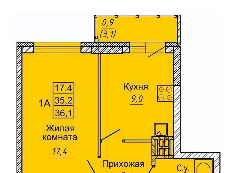 квартира г Новосибирск ЖК «Новые Матрёшки» Площадь Маркса фото 1