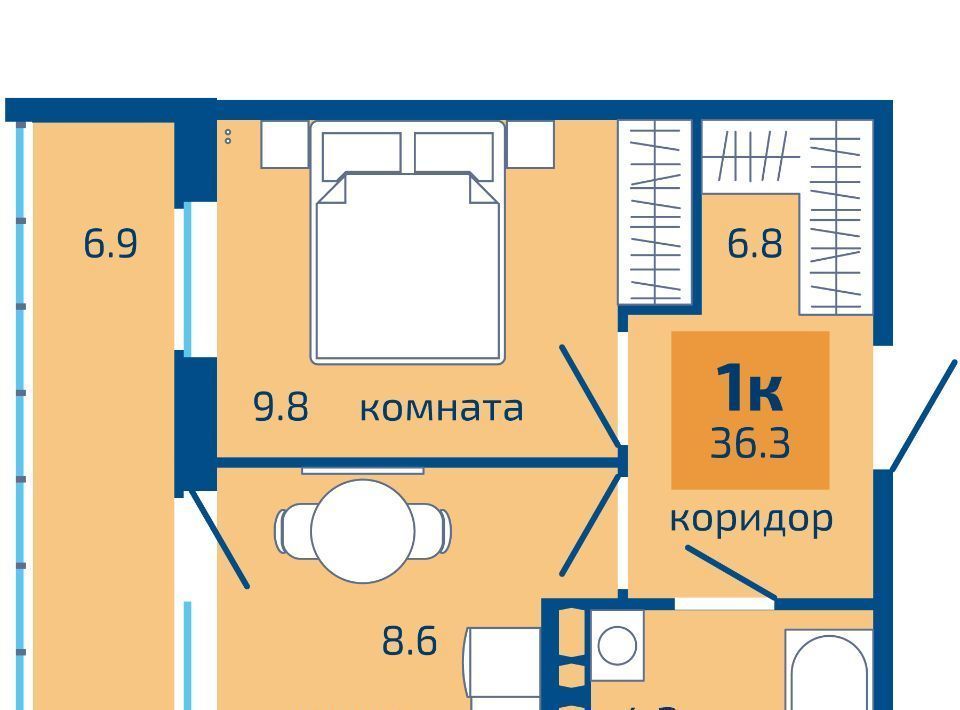 квартира г Пермь р-н Мотовилихинский ЖК «Патриот» Вышка II мкр фото 1