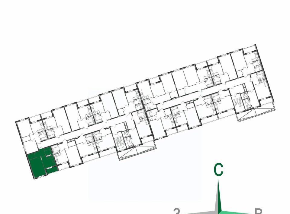 квартира г Владимир р-н Октябрьский б-р Сталинградский 5 фото 7