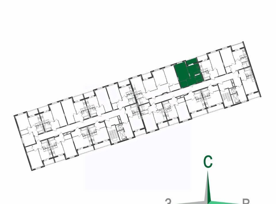 квартира г Владимир р-н Октябрьский б-р Сталинградский 5 фото 3