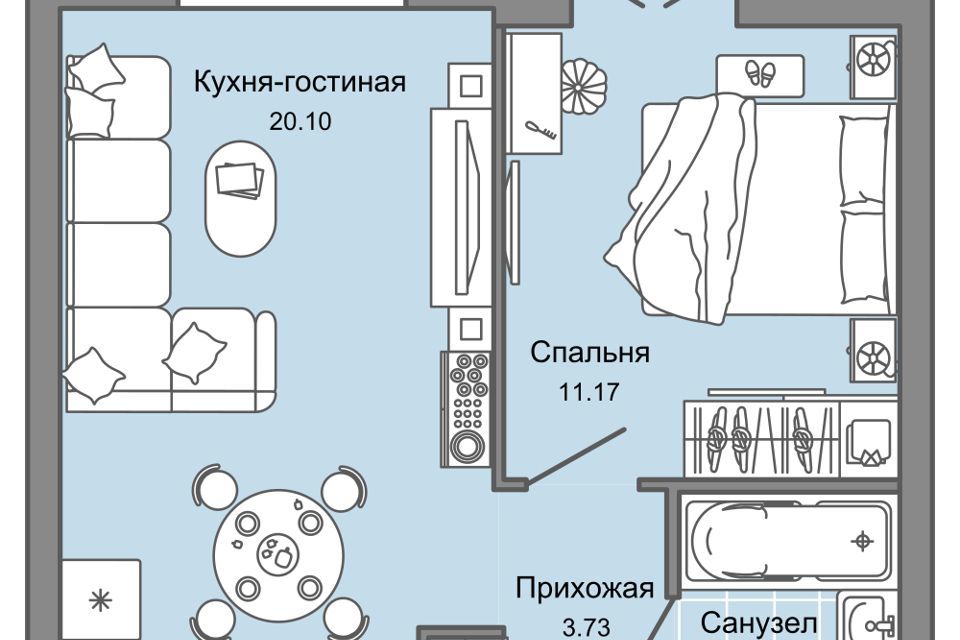 квартира г Ульяновск ул Еремецкого 36 городской округ Ульяновск фото 1