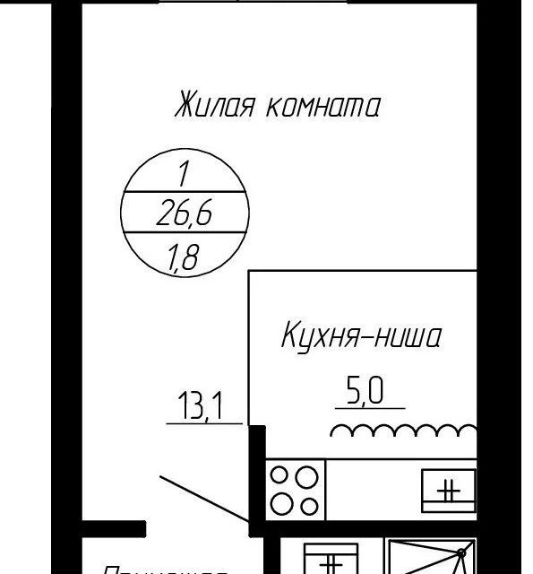 квартира р-н Благовещенский с Чигири ул Европейская 9 фото 1