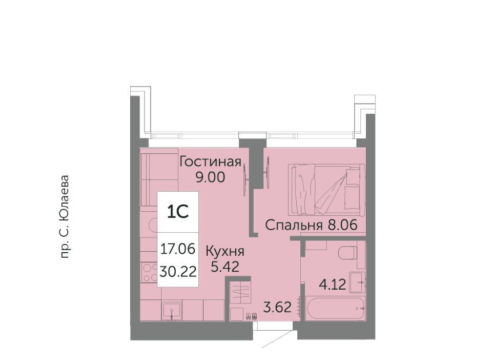 квартира г Уфа р-н Советский ЖК «Зеленая роща» жилрайон фото 1