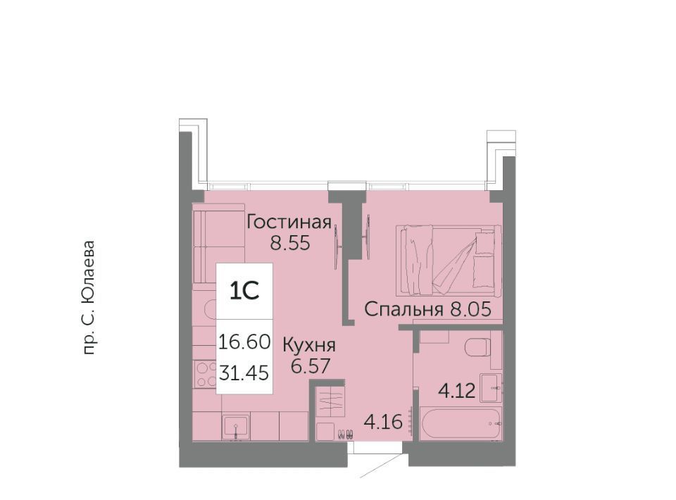 квартира г Уфа р-н Советский ЖК «Зеленая роща» жилрайон фото 1