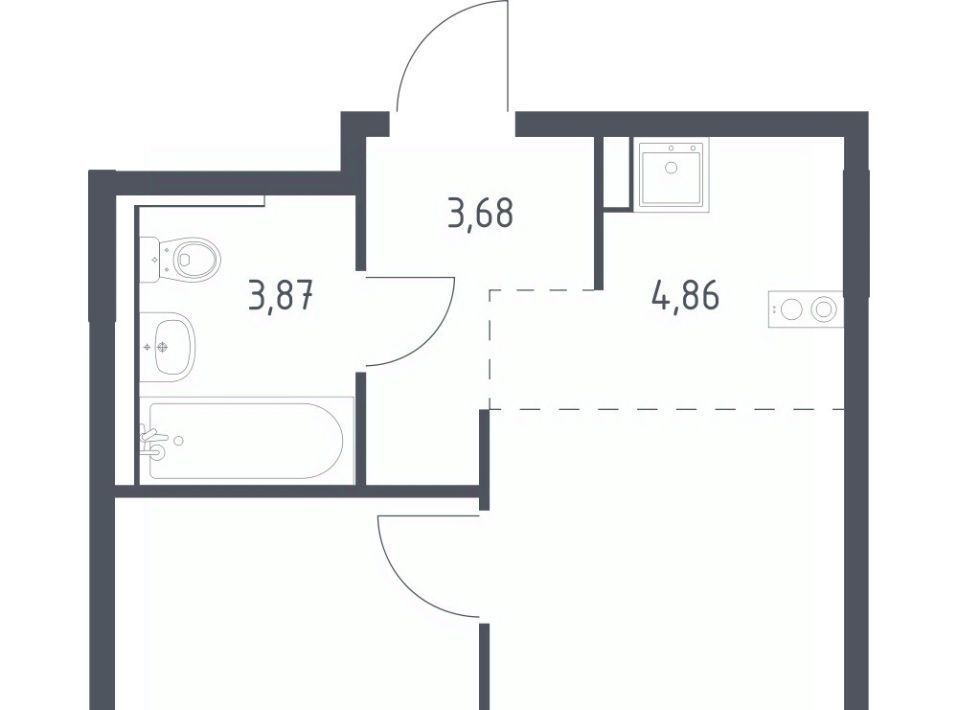 квартира г Москва п Кокошкино д Санино ЖК Новое Внуково Кокошкино, к 30 фото 1