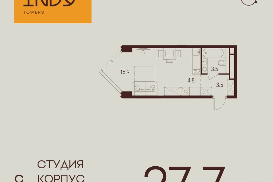 квартира г Москва ул Куусинена 21 Северный административный округ фото 1