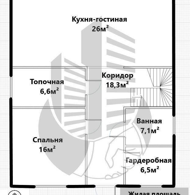 дом р-н Динской ст-ца Новотитаровская ул Степная 19 фото 2