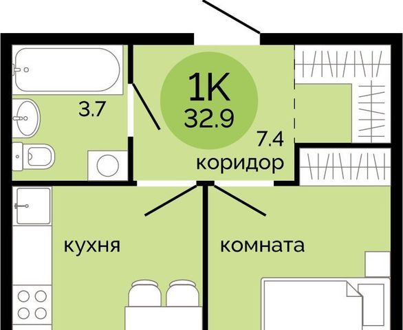 р-н Свердловский Краснова ЖК Красное яблоко фото