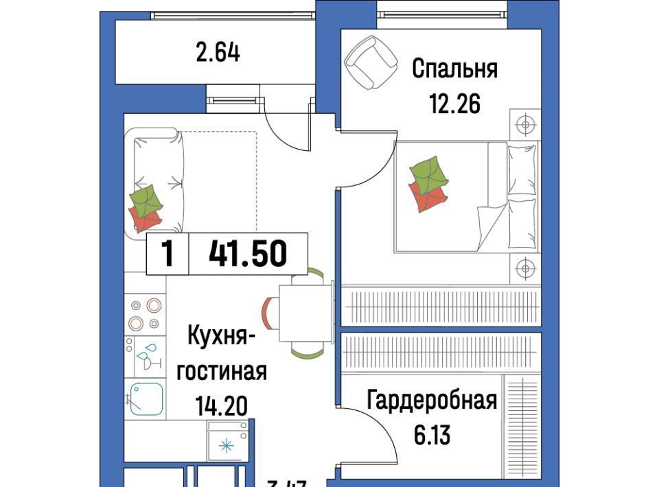 квартира р-н Всеволожский г Мурино Девяткино, Урбанист жилой комплекс фото 1