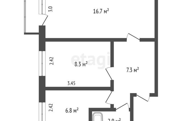 квартира дом 157 Омский район фото