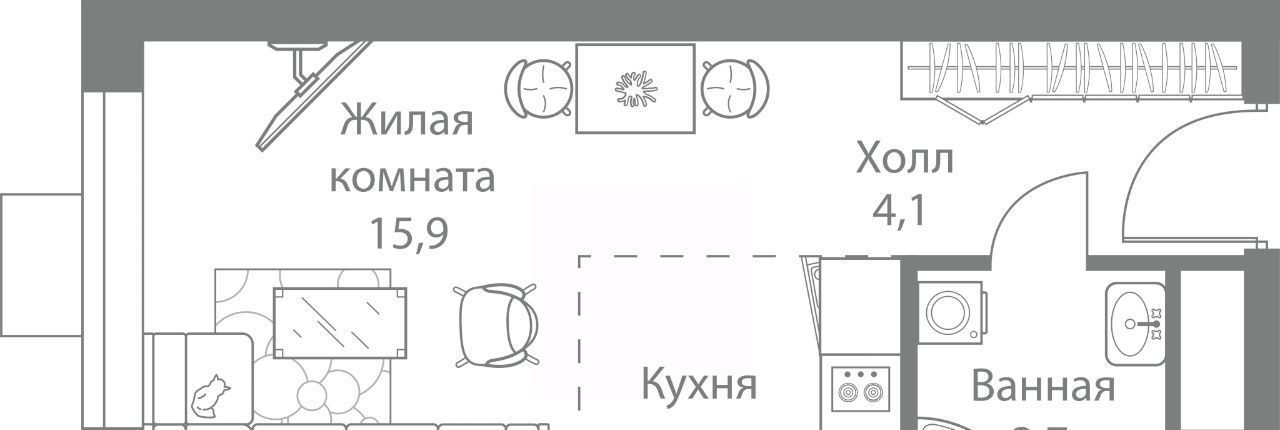 квартира г Москва метро Сетунь ЖК Стеллар Сити фото 1