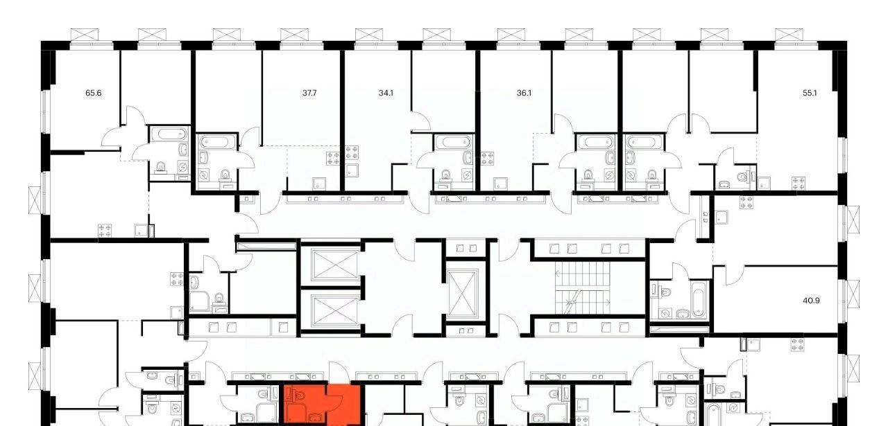 квартира г Одинцово ЖК Одинцово-1 Одинцово, к 1. 24 фото 2