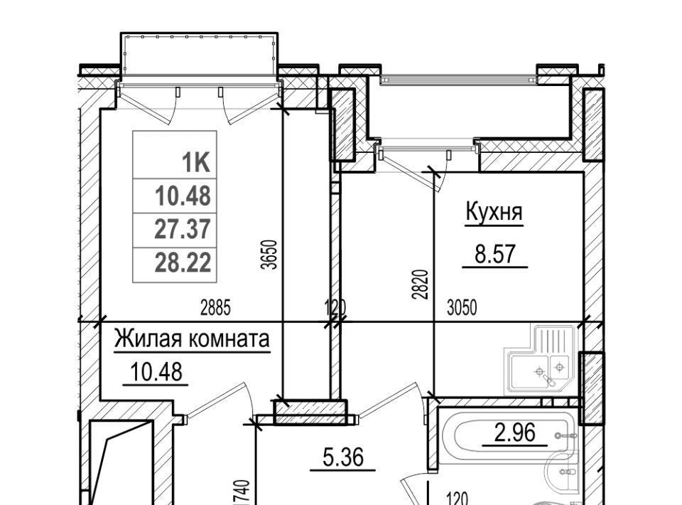 квартира г Новосибирск метро Площадь Гарина-Михайловского ул Фабричная 65/1 фото 1