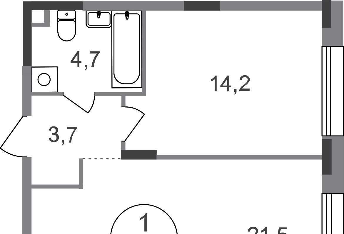 квартира г Москва п Внуковское Мичуринец, Переделкино Ближнее мкр, 18-й кв-л фото 1