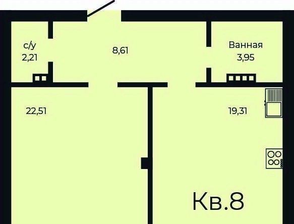 квартира р-н Каменский п Солнечный Заречный фото 1