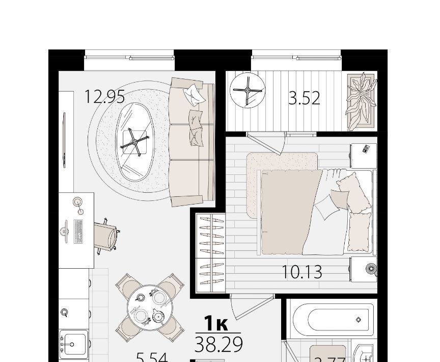 квартира г Краснодар р-н Карасунский ул Сормовская 1/3 фото 1