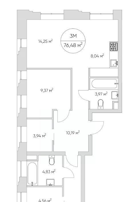 квартира г Москва метро Калитники проезд Автомобильный 4 фото 2