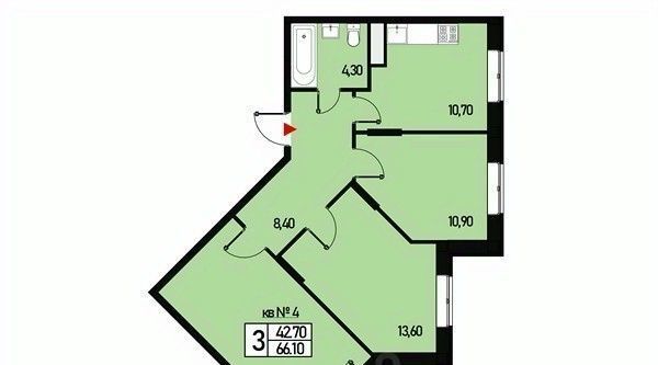 квартира г Москва п Новофедоровское ул Генерала Донскова 23к/3 ТиНАО фото 1