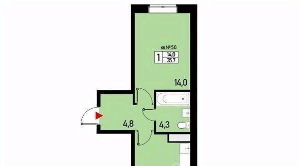 квартира г Москва п Новофедоровское ул Генерала Донскова 27к/4 ТиНАО фото 1