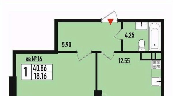 квартира г Москва п Новофедоровское ул Генерала Донскова 25к/4 ТиНАО фото 1