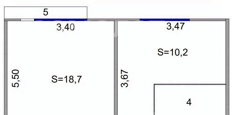 квартира г Омск р-н Советский ул Малиновского 12к/1 фото 2