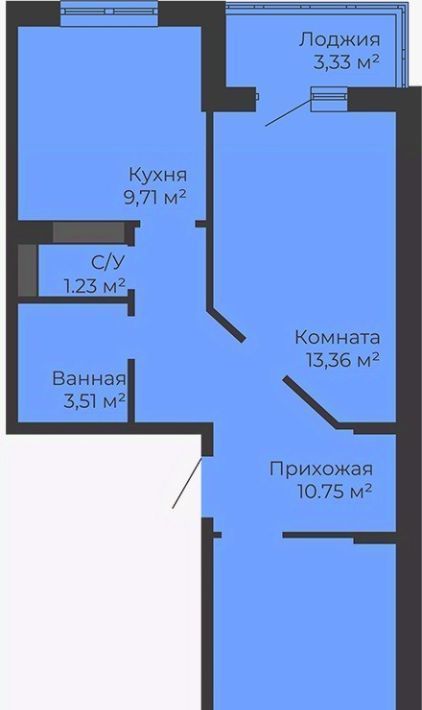 квартира г Пермь п Новые Ляды р-н Свердловский ЖК «Новый Звездный» фото 1