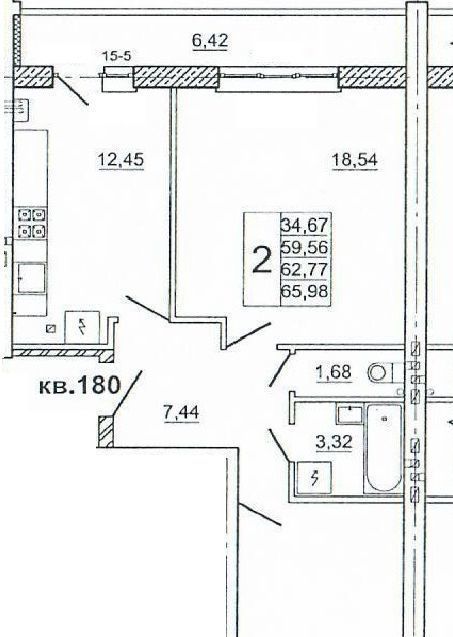 квартира г Смоленск р-н Промышленный ул Крупской 54б фото 1