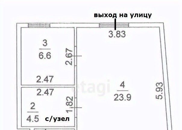 квартира г Кемерово р-н Центральный наб Притомская 13 фото 23