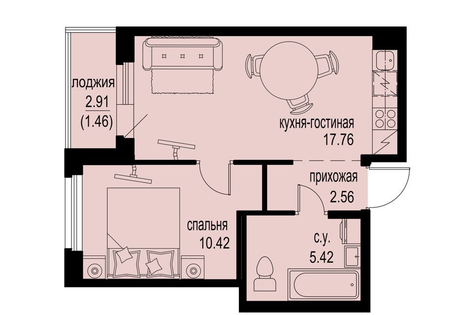 квартира р-н Всеволожский г Мурино пр-кт Ручьевский фото 1