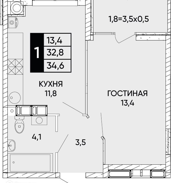 квартира г Ростов-на-Дону ул Левобережная 6/6с 1 городской округ Ростов-на-Дону фото 1