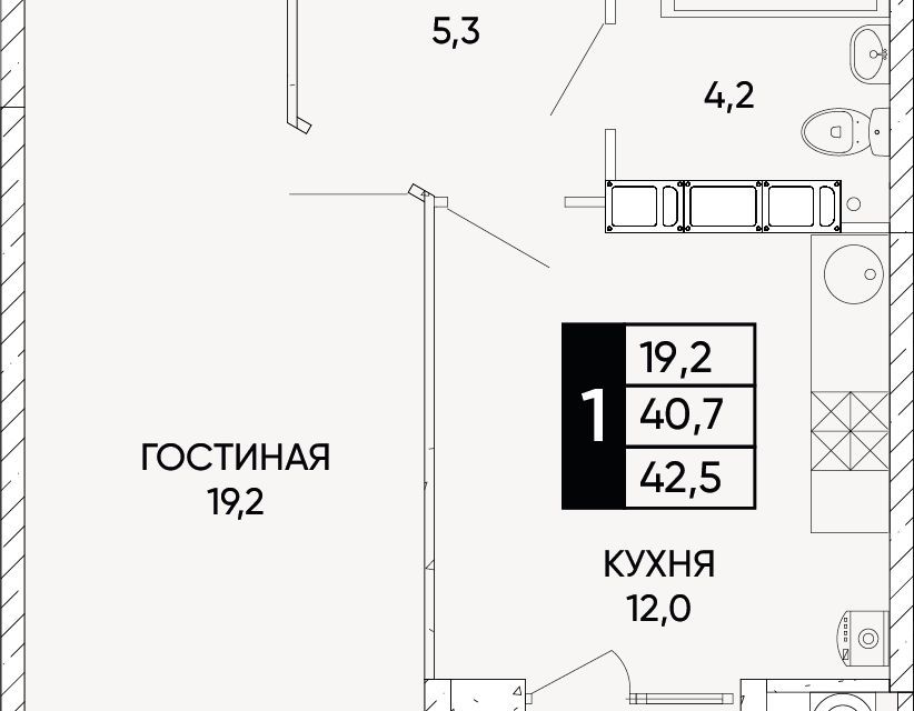 квартира г Ростов-на-Дону ул Левобережная 6/6с 1 городской округ Ростов-на-Дону фото 1