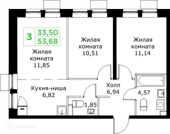 квартира г Мытищи проезд Шараповский 4 городской округ Мытищи фото 1