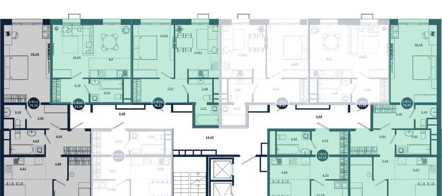 квартира г Ханты-Мансийск ул Елены Сагандуковой 10к/1 фото 2