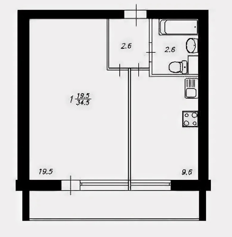 квартира г Зеленоград Зеленоград МЦД-3, адм. округ 11-й мкр, К 1111 фото 2