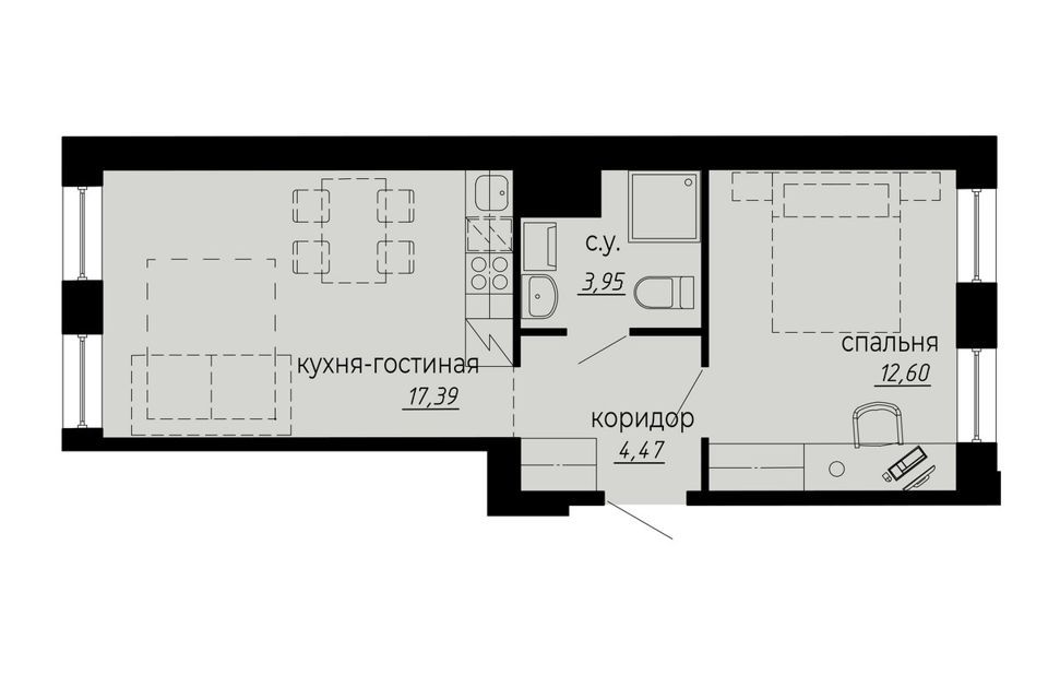 квартира г Санкт-Петербург ул Курчатова 9 Выборгский район фото 1