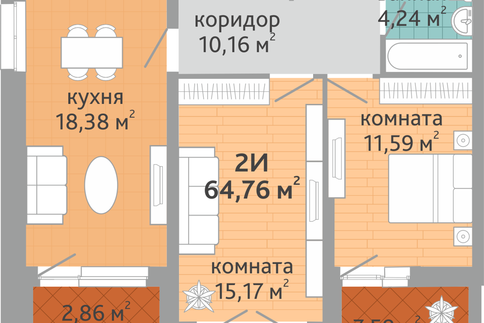 квартира г Екатеринбург б-р Верх-Исетский Екатеринбург, муниципальное образование фото 1