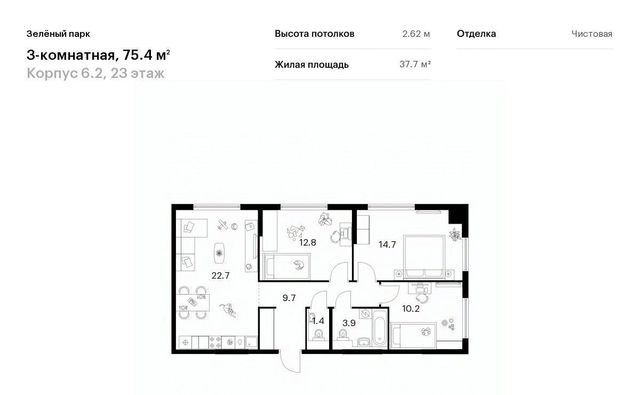 ЖК Зелёный Парк 6/2 направление Ленинградское (северо-запад) ш Пятницкое фото