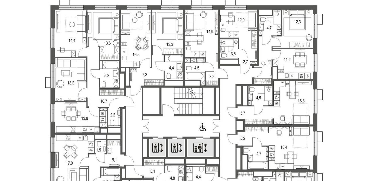 квартира г Москва метро Бульвар Рокоссовского ул Тагильская 4к/1 фото 2