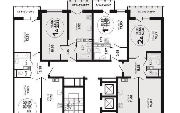 квартира г Краснодар р-н Прикубанский ул Российская 257/7 1 фото 2