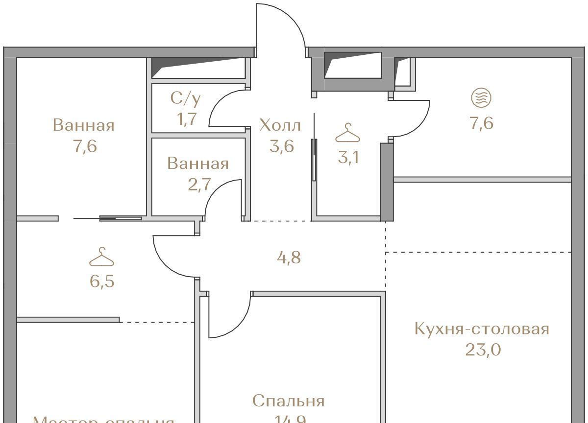 квартира г Москва метро Воробьевы горы ЖК Коллекция Лужники фото 1