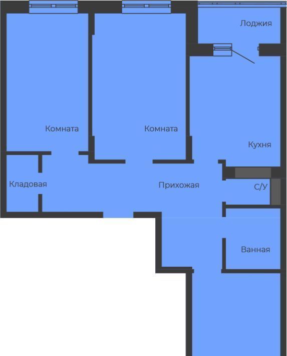 квартира г Пермь р-н Свердловский ул. 40-летия Победы, 8А фото 1