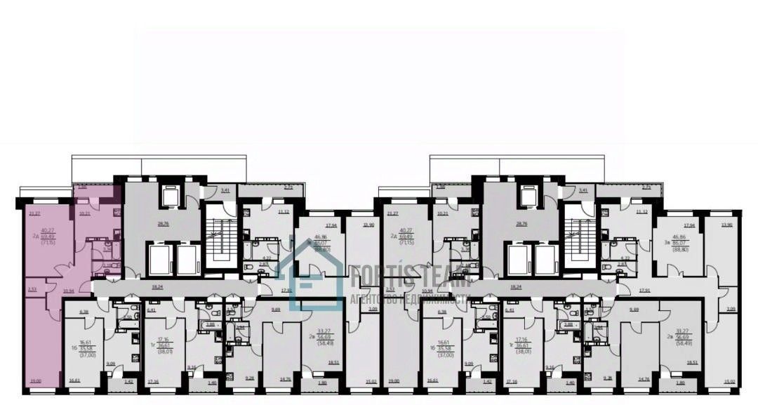 квартира г Ярославль р-н Заволжский ул Красноборская 38к/3 фото 3