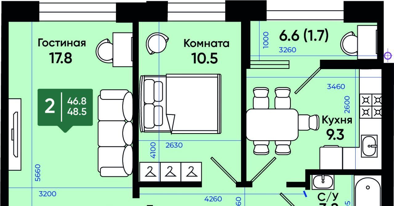 квартира г Батайск ул Олимпийское Кольцо 36к/13 фото 1