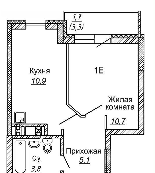 квартира г Новосибирск ул Бородина 2 Площадь Маркса фото 3